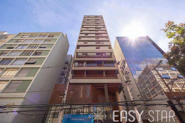 Easy Star - Charmoso studio na rua Pamplona - MD01I