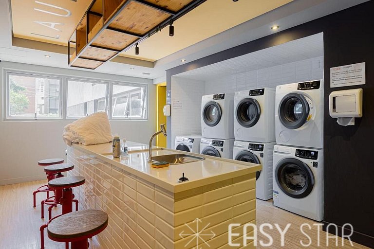 Easy Star - Studio fresco e iluminado perto do Allianz Parqu