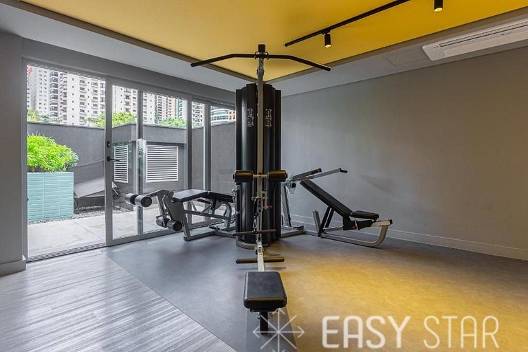 Easy Star - Belo studio com varanda em Perdizes - KW01I
