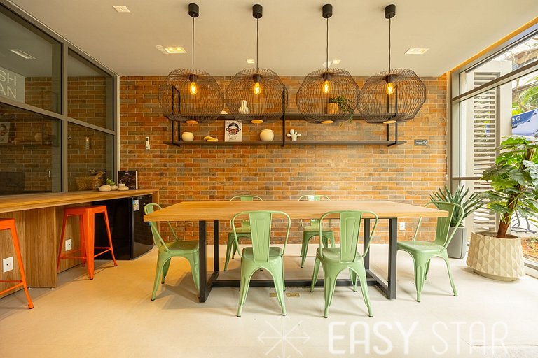 Easy Star - Belo studio com mezanino no coração do Brooklin