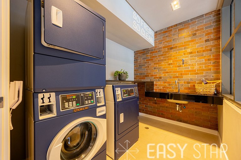 Easy Star - Belo studio com mezanino no coração do Brooklin