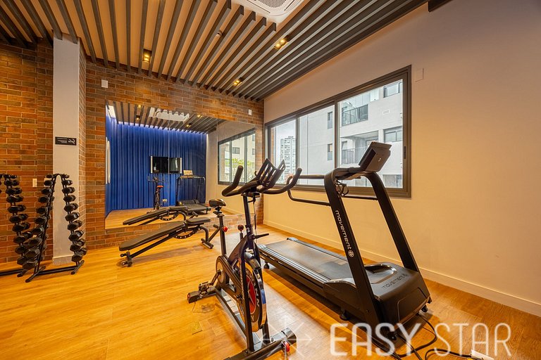 Easy Star - Belo studio com mezanino no coração do Brooklin