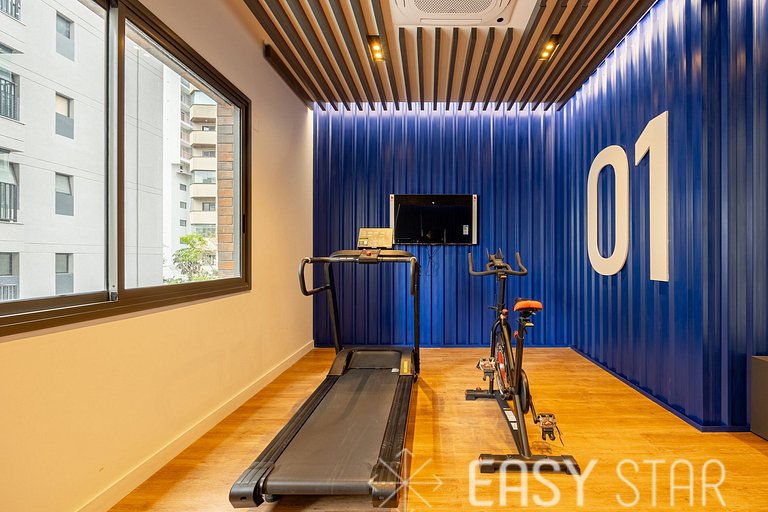 Easy Star - Belo studio com mezanino no coração do Brooklin