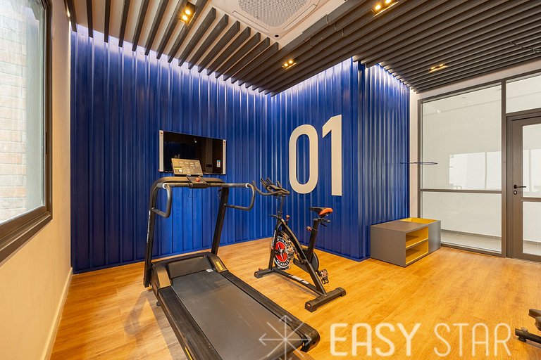Easy Star - Belo studio com mezanino no coração do Brooklin