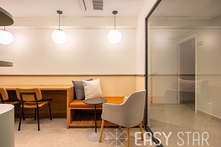 Easy Star - Lindo studio no coração do Brooklin - UG01I