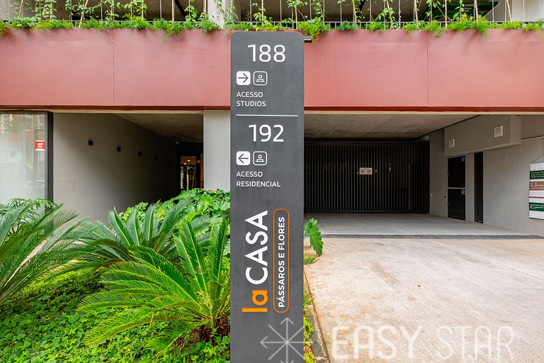 Easy Star - Lindo studio no coração do Brooklin - UG01I
