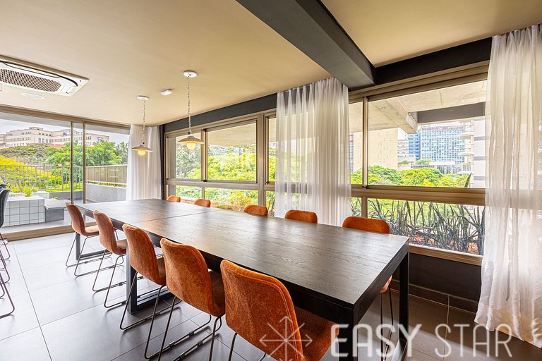 Easy Star - Belo studio com cama King ao lado da Oscar Freir