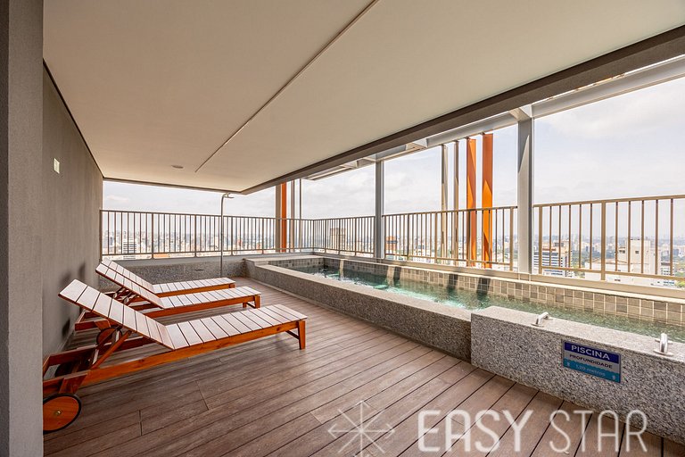 Easy Star - Moderno studio ao lado da Estação Oscar Freire -