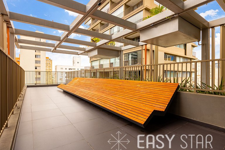 Easy Star - Moderno studio ao lado da Estação Oscar Freire -