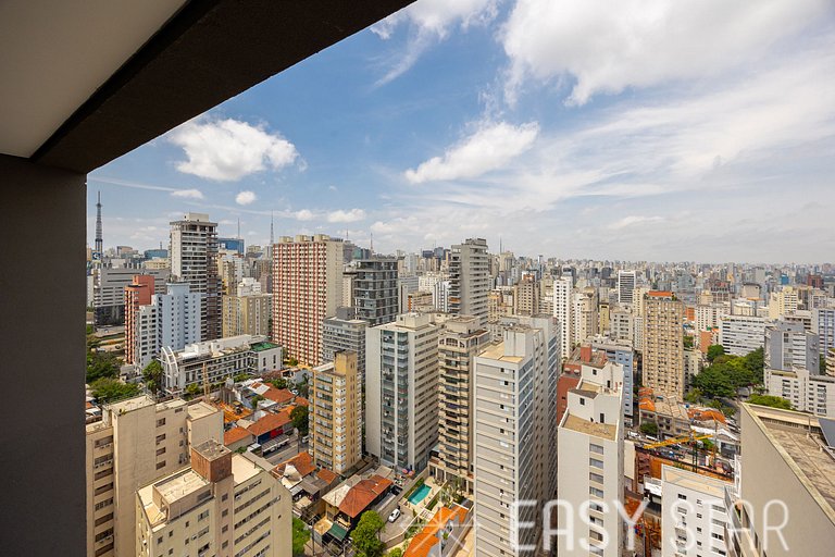 Easy Star - Belo studio com cama King ao lado da Oscar Freir