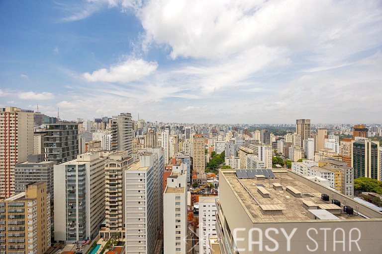 Easy Star - Moderno studio ao lado da Estação Oscar Freire -