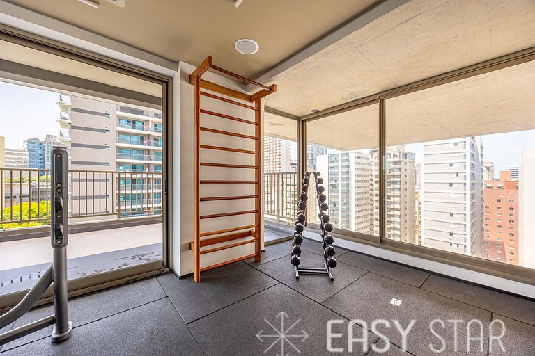 Easy Star - Belo studio com cama King ao lado da Oscar Freir
