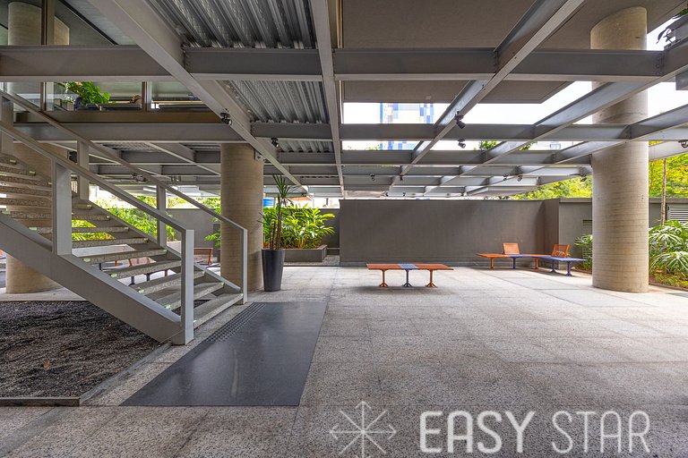 Easy Star - Belo studio com cama King ao lado da Oscar Freir