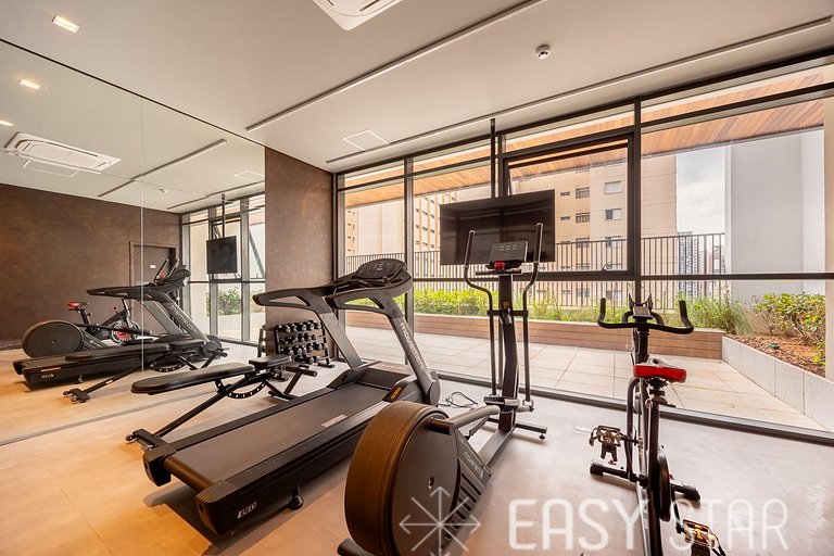 Easy Star - Belo studio com mezanino no Brooklin! - VC01I