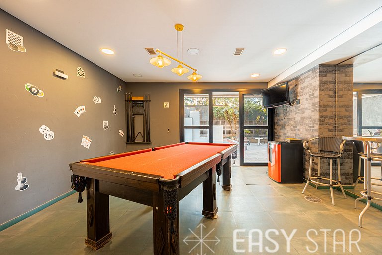 Easy Star - York Duplex - Apartamento com lazer completo e v