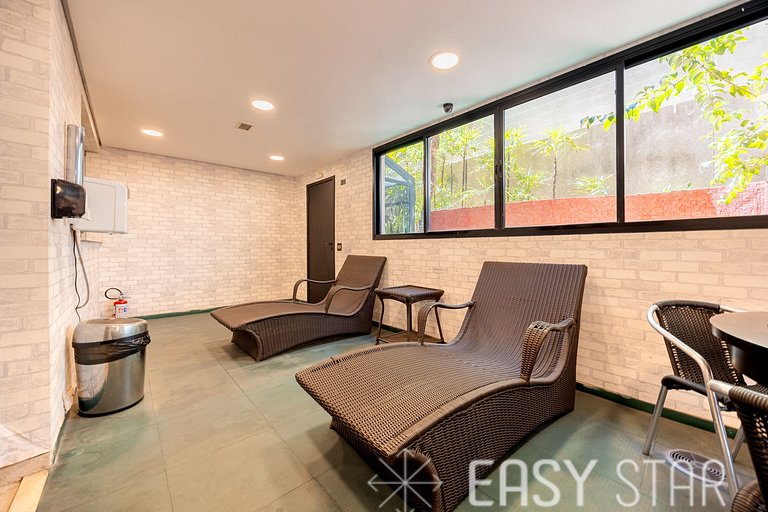 Easy Star - York Duplex - Apartamento com lazer completo e v