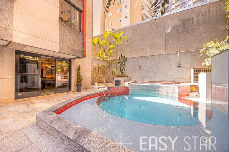 Easy Star - York Duplex - Apartamento com lazer completo e v