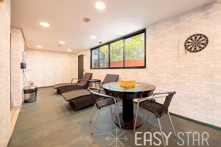Easy Star - York Duplex - Apartamento com lazer completo e v