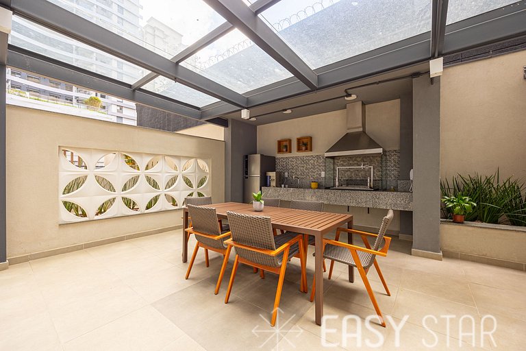 Easy Star - Studio iluminado no Novo Brooklin - FZ01I