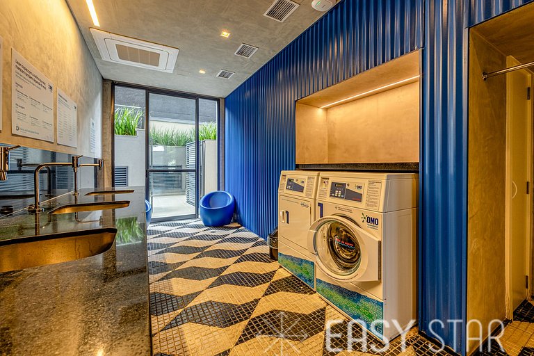 Easy Star - Belo studio ao lado da Estação Brooklin - SQ01I