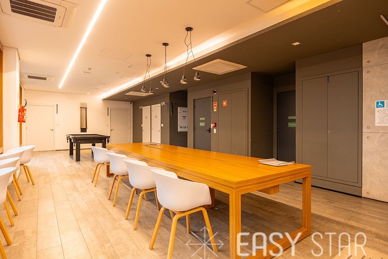 Easy Star - Studio iluminado no Novo Brooklin - FZ01I