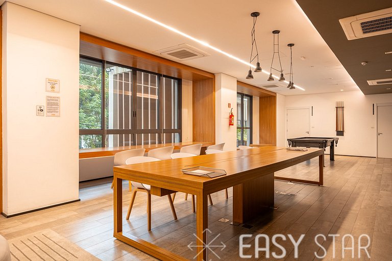 Easy Star - Studio iluminado no Novo Brooklin - FZ01I
