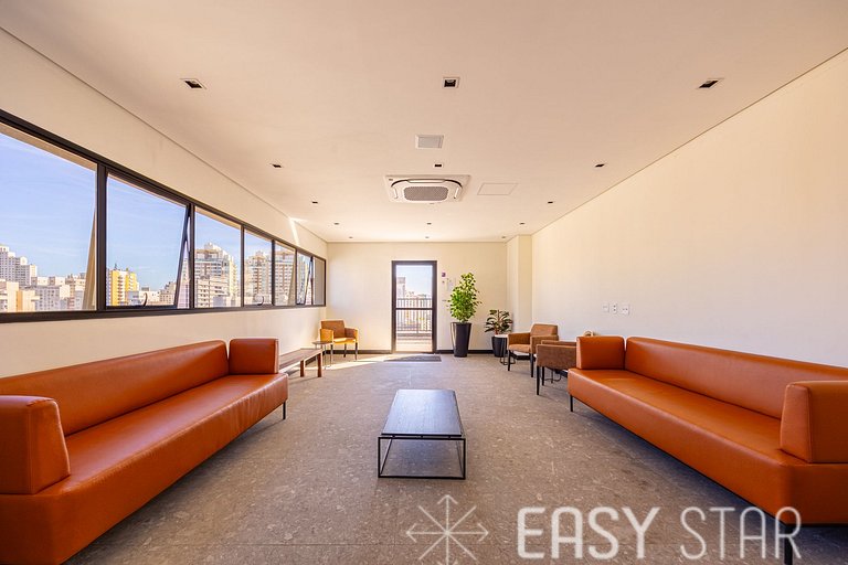 Easy Star - Studio com vista panorâmica da Bela Vista - JL01