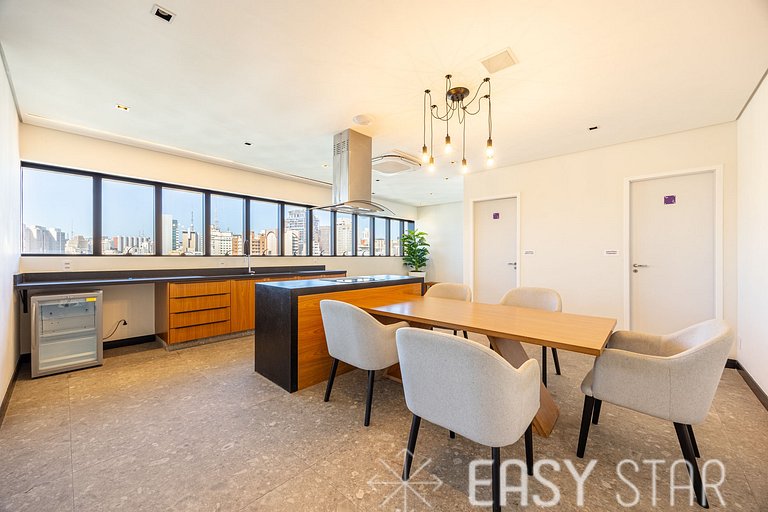 Easy Star - Studio com vista panorâmica da Bela Vista - JL01