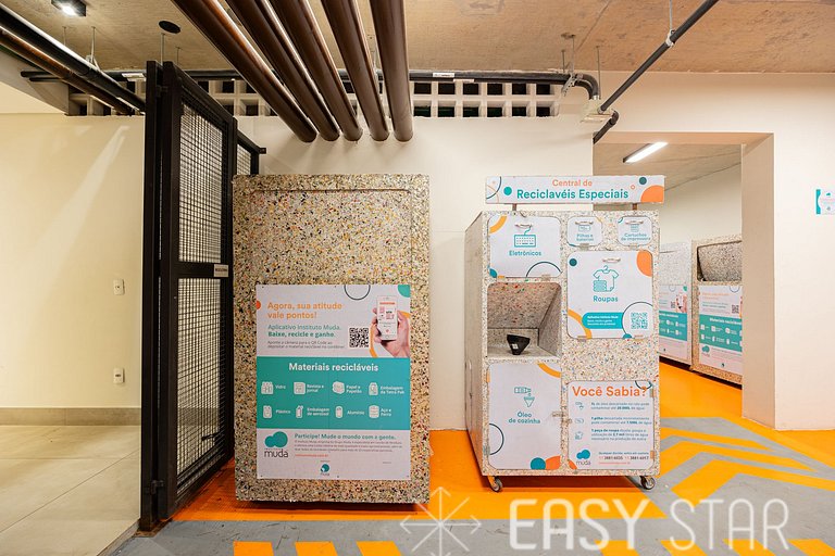 Easy Star - Studio com vista panorâmica da Bela Vista - JL01
