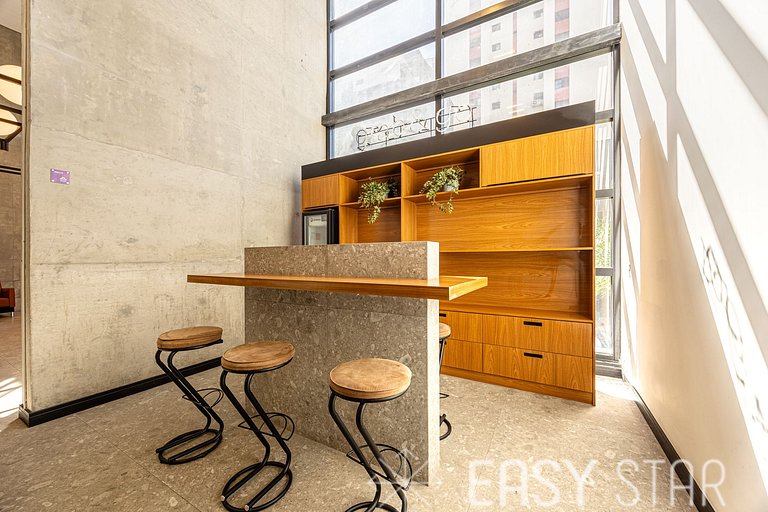 Easy Star - Studio com vista panorâmica da Bela Vista - JL01