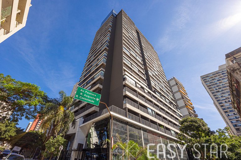 Easy Star - Studio com vista panorâmica da Bela Vista - JL01