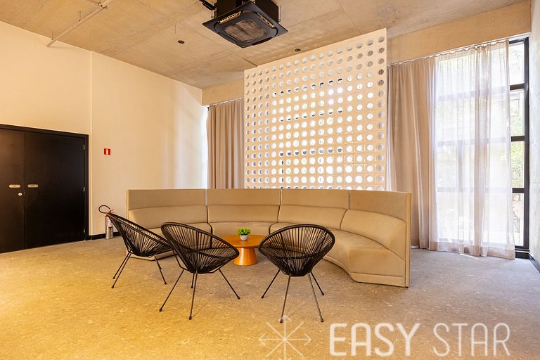 Easy Star - Studio com vista panorâmica da Bela Vista - JL01