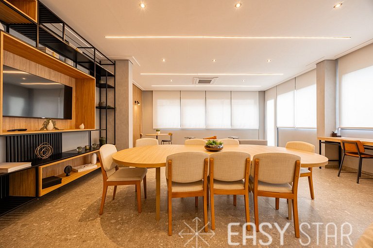 Easy Star - Lindo studio ao lado da Faria Lima - RB01I