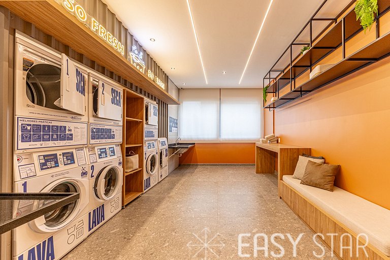 Easy Star - Lindo studio ao lado da Faria Lima - RB01I