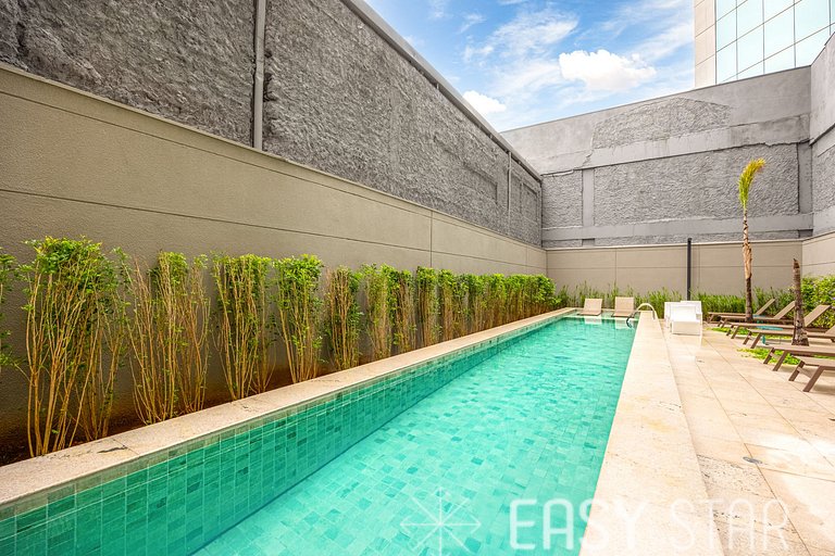 Easy Star - Lindo studio ao lado da Faria Lima - RB01I