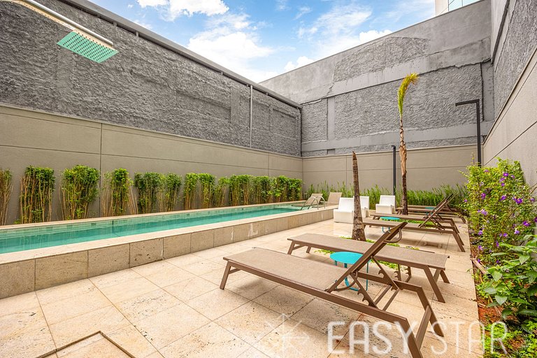Easy Star - Lindo studio ao lado da Faria Lima - RB01I