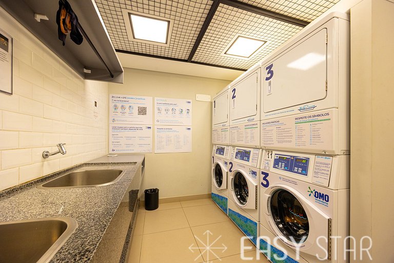 Easy Star - Charmoso apto de 1 quarto na Av. Santo Amaro - M