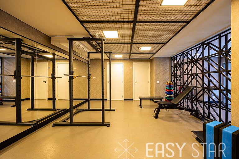 Easy Star - Charmoso apto de 1 quarto na Av. Santo Amaro - M