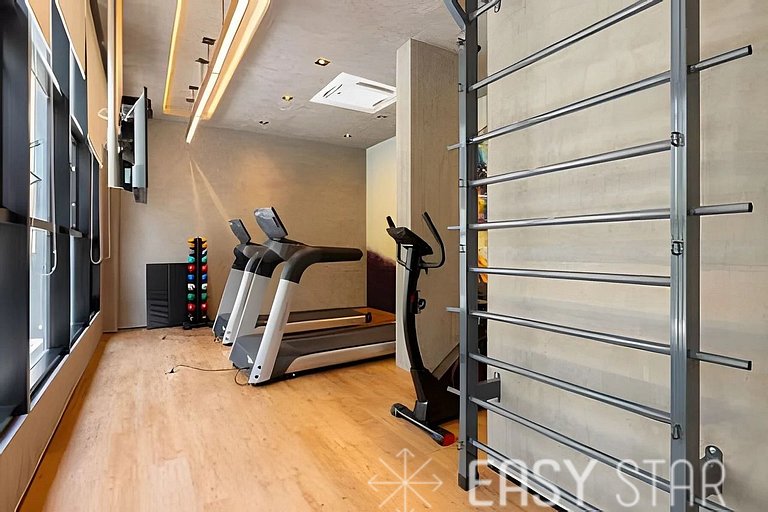 Easy Star - Apartamento fabuloso com mezanino ao lado do All