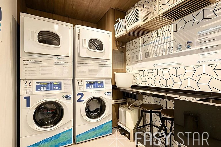 Easy Star - Apartamento fabuloso com mezanino ao lado do All