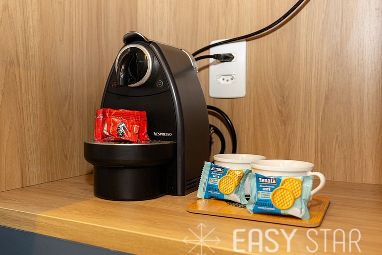 Easy Star - Belo apto com 1 quarto e varanda - II01I