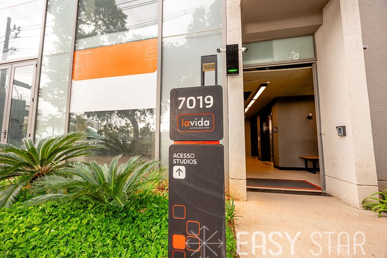 Easy Star - Chamoso studio na Av. Santo Amaro - UV01I