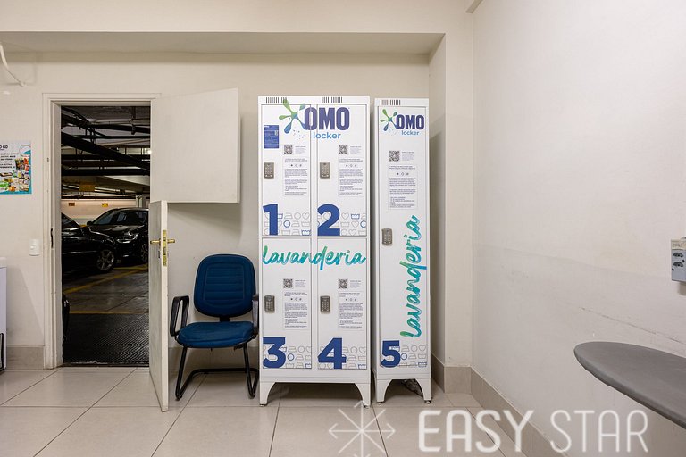 Easy Star - Belo apto C/Vaga, varanda e 2 dorms no Itaim Bib