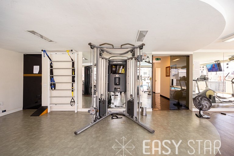 Easy Star - Belo apto C/Vaga, varanda e 2 dorms no Itaim Bib