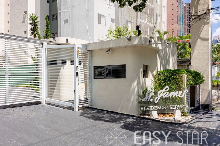 Easy Star - Belo apto C/Vaga, varanda e 2 dorms no Itaim Bib
