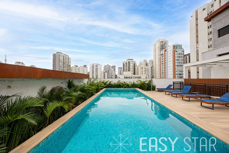 Easy Star - Luminoso studio em Pinheiros - IT01I