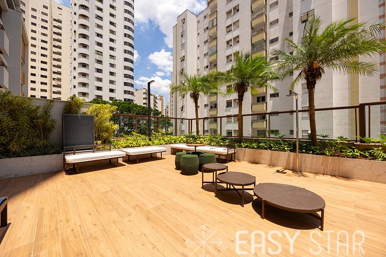 Easy Star - Lindo studio no coração do Campo Belo - SP03I