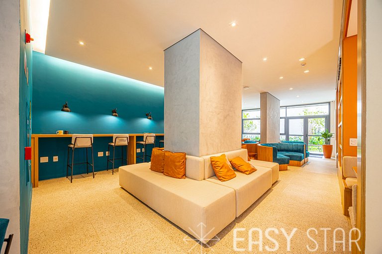 Easy Star - Charmoso studio no coração da Vila Buarque - RA0