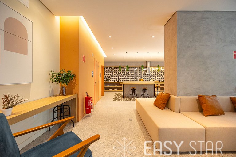 Easy Star – Encantador estudio en el corazón de Vila Buarque