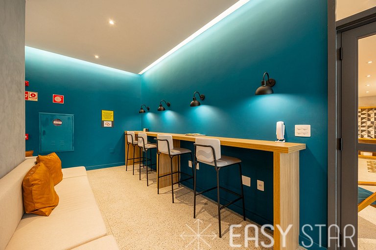 Easy Star - Charmoso studio no coração da Vila Buarque - RA0